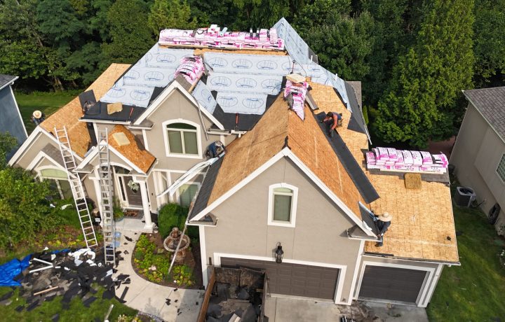 Luxury Home Full Re-Roof (Aerial Progression) photo 1
