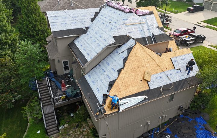 Luxury Home Full Re-Roof (Aerial Progression) photo 3