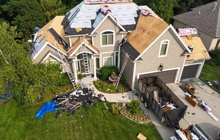 Luxury Home Full Re-Roof (Aerial Progression) photo 4