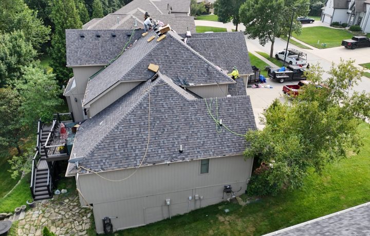 Luxury Home Full Re-Roof (Aerial Progression) photo 6