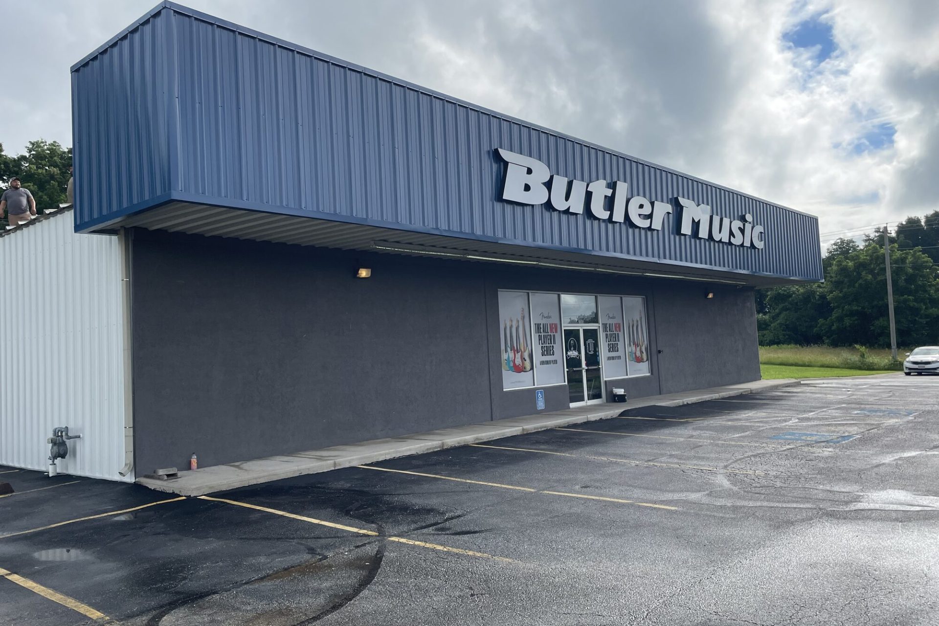 Butler Music Store Metal Building