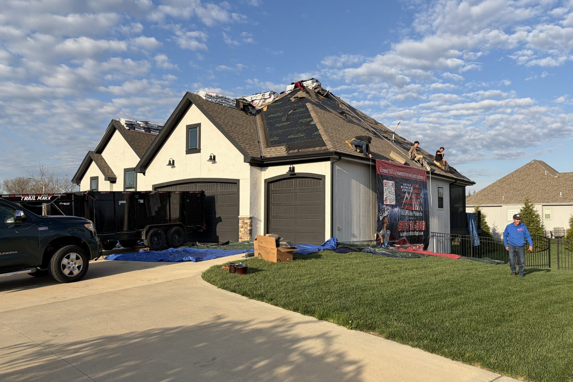 Storm Damage Re-Roofs